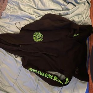 Chrome heart hoodie large